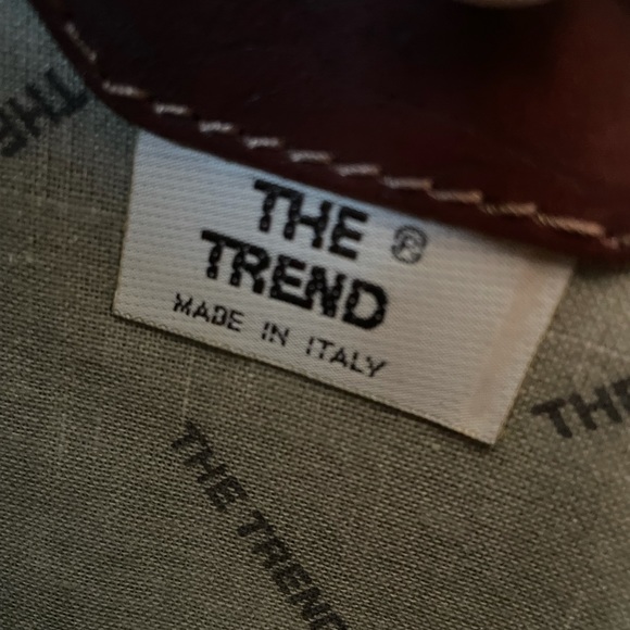 Authentic The Trend Italian brown leather tote. - Picture 3 of 16